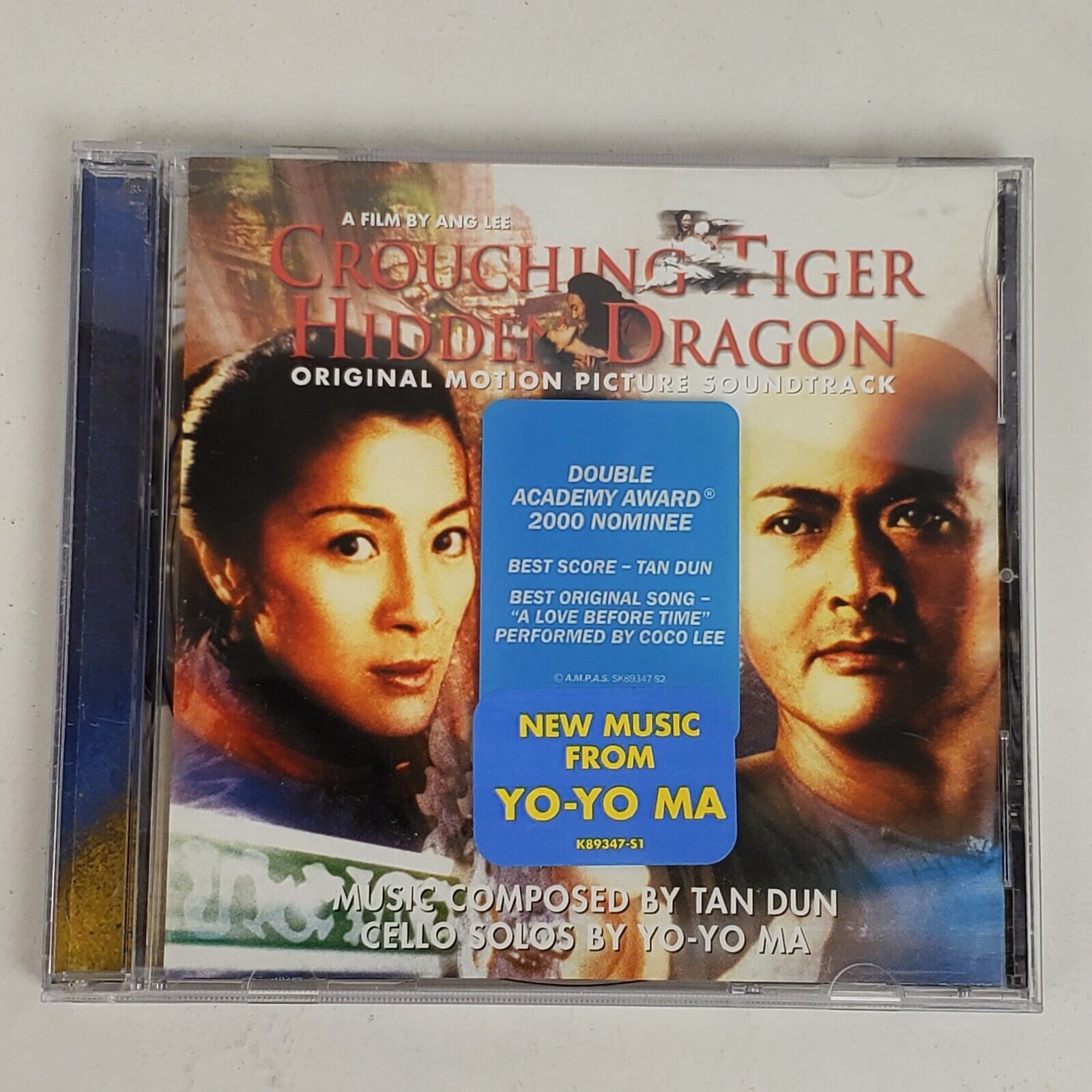Vintage 2000 Crouching Tiger Hidden Dragon Motion Picture Soundtrack Music CD