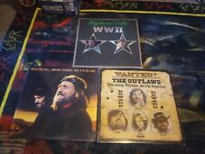 Vintage Country music vinyl lot: Waylon Jennings & Willie Nelson 3LPs picture