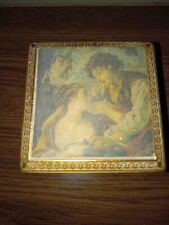Vintage Music Trinket Box With Mirror From Japan 'La Cage' Francois Boucher  picture