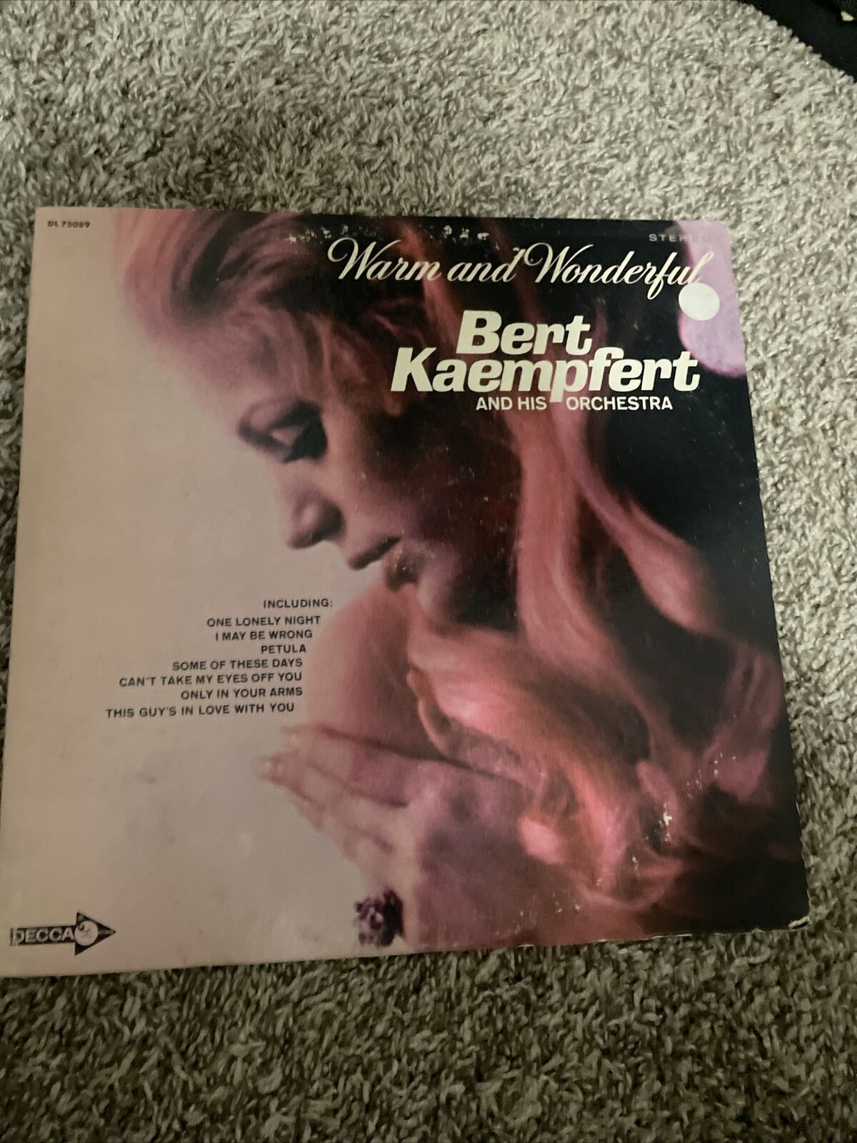 BERT KAEMPFERT Warm And Wonderful 1969 LP old stock STILL SEALED EZ Lounge a1708