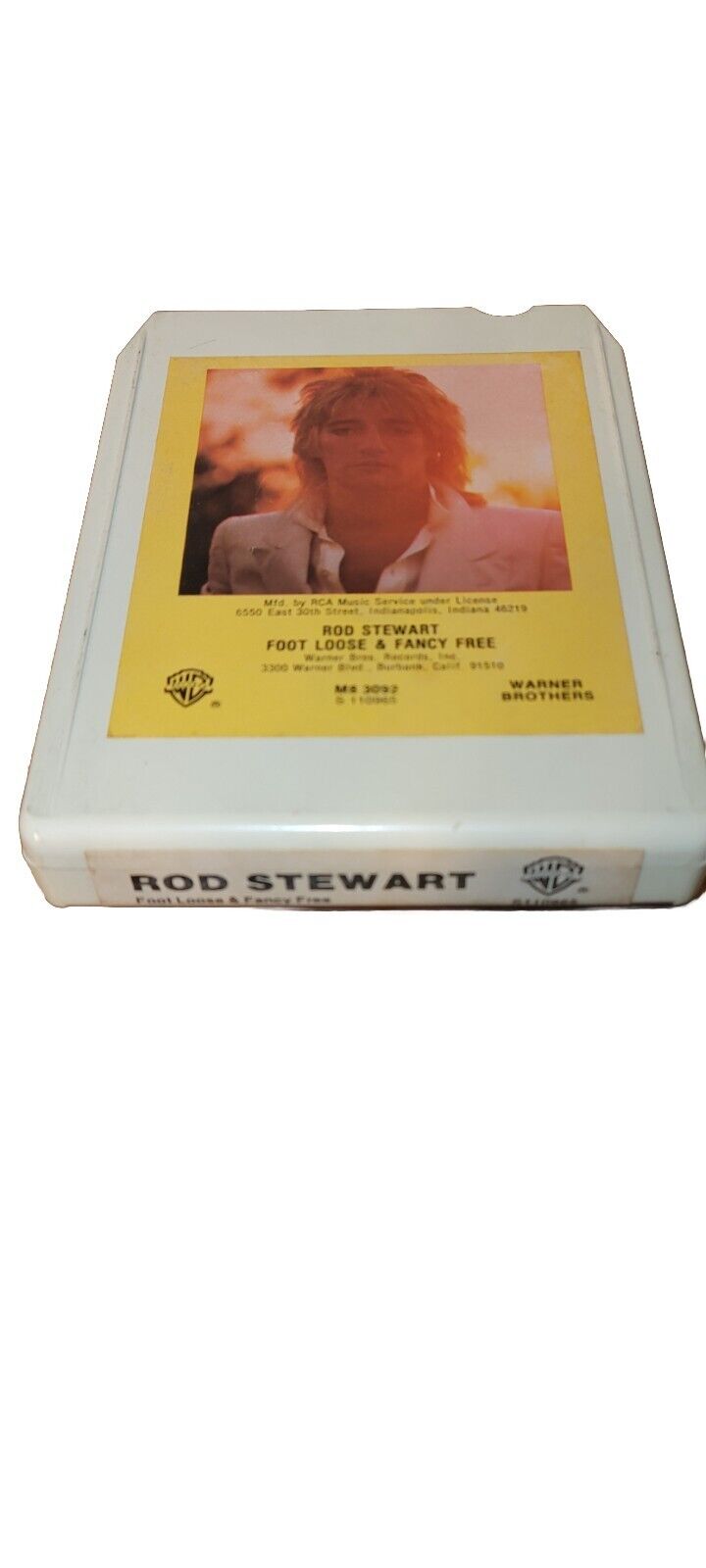 Vintage 1977 Rod Stewart Foot Loose & Fancy Free 8 Track Tape.Pre Owned/Untested
