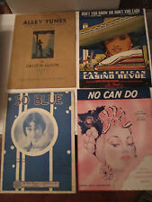 LOT OF 40 VINTAGE MUSIC SHEETS - SEE PICS - OVER THE RAINBOW & MUCH MORE -TUB QQ picture