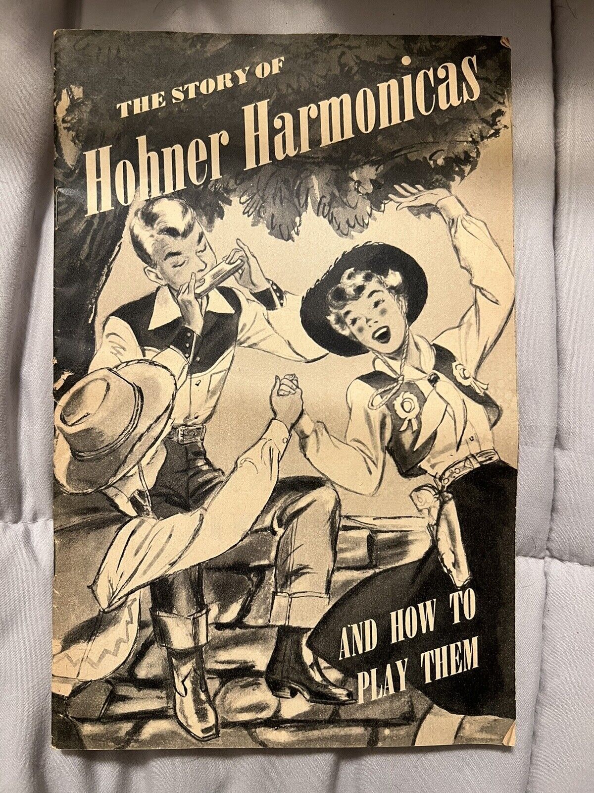 Vintage 1950 The Story of Hohner Harmonicas and How To Play Them Paper Booklet