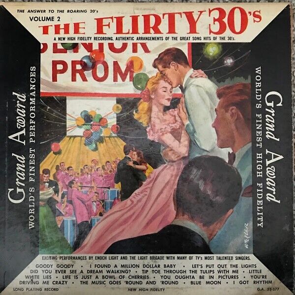 The Flirty 30's Volume 2 G.A.-33-377 Vinyl 12'' Vintage