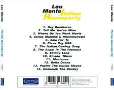 LOU MONTE - ITALIAN HOUSEPARTY NEW CD picture