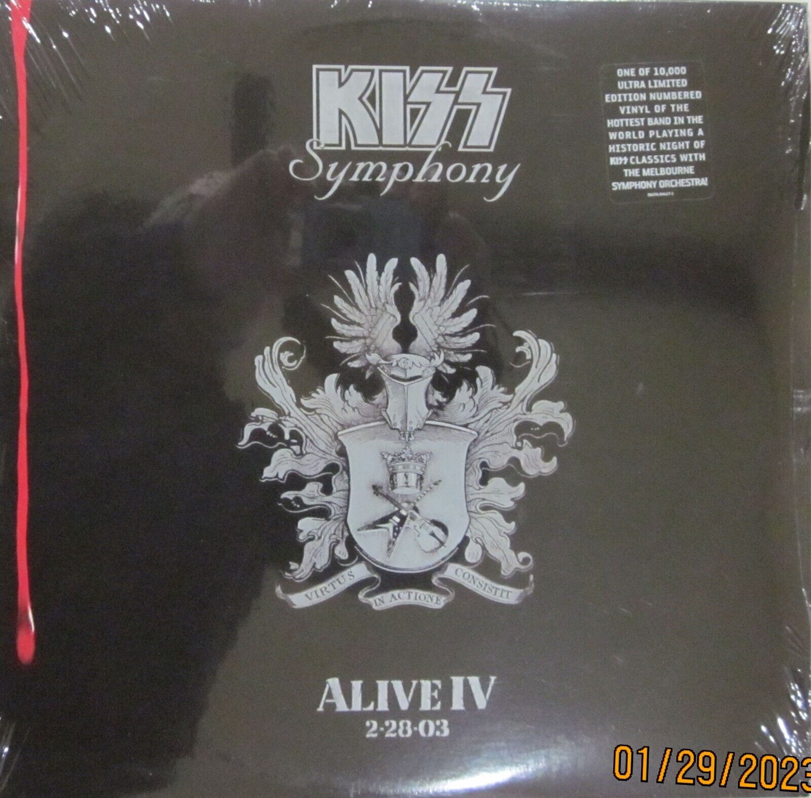 KISS-Alive IV Symphony,  SEALED, getting pretty RARE Outstanding Fabulous