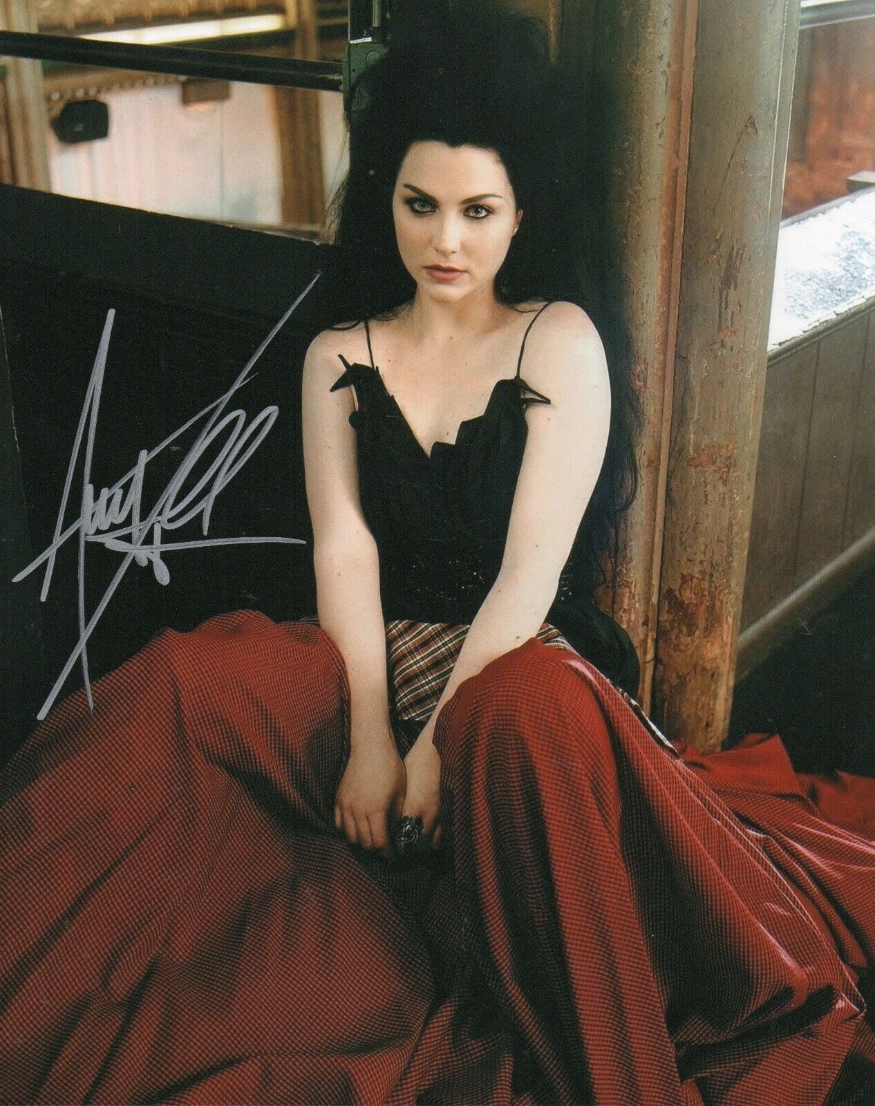 @@ AMY LEE @@ EVANESCENCE @@ THE OPEN DOOR @@ Autograph Signed 8\