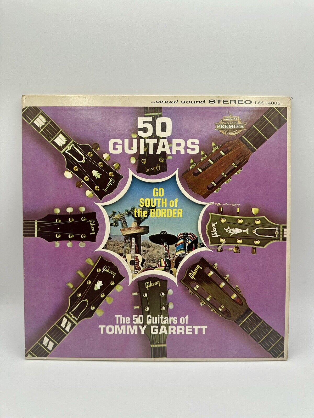 Tommy Garrett 50 Guitars Go South of The Border Vintage 1961 LP Vinyl Record