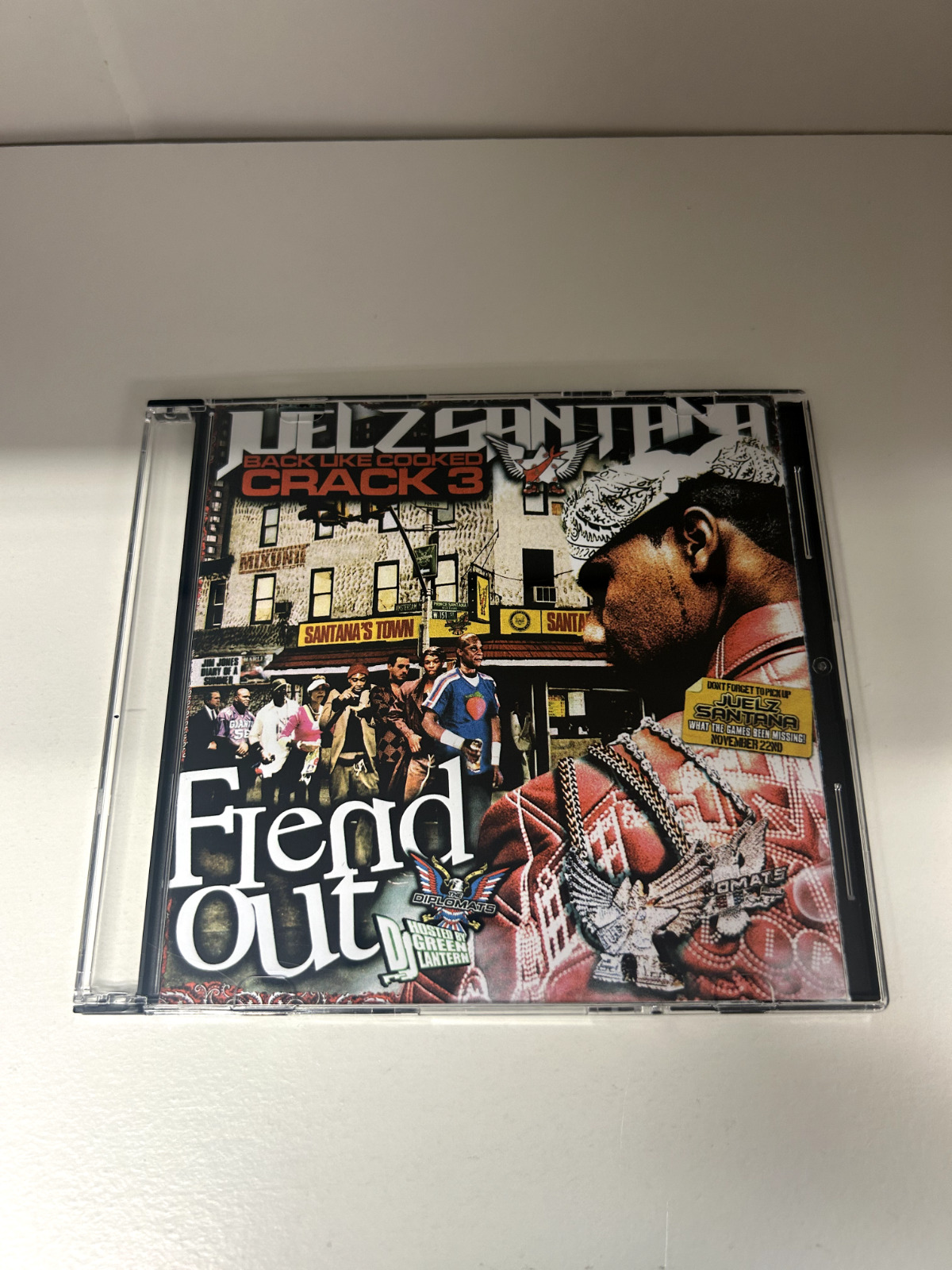 RARE JUELZ SANTANA BACK LIKE COOKED CRACK 3 FIEND OUT DIPSET NYC PROMO MIXTAPE