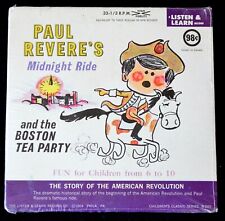 PAUL REVERE's MIDNIGHT RIDE-CHILDRENS STORY-1964-SEALED 33 1/ 3 7