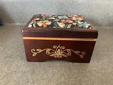Vintage TOYO  Japanese Wooden Music Box EUC picture