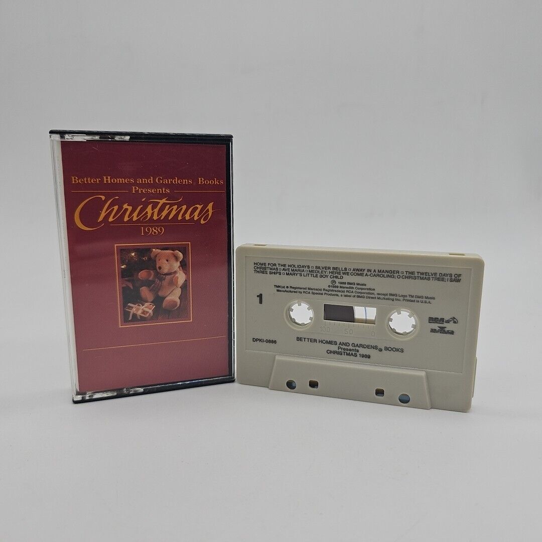 Better Homes & Gardens Presents Christmas 1989 Audio Cassette Tape