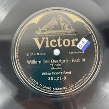 William Tell Overture Part IV Finale Arthur Pryor's Band 10” Record Victor Black picture