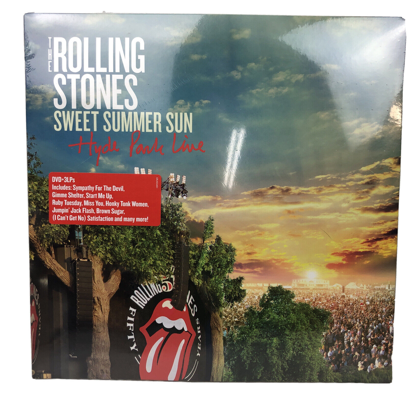 The Rolling Stones: Sweet Summer Sun - Hyde Park Live 3 LP +DVD 2013, RARE 🔥🔥