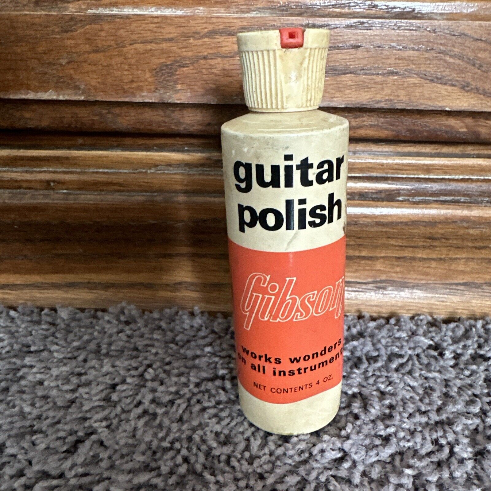 Vintage Gibson Guitar Polish Circa 1960's Case Candy for Collectors