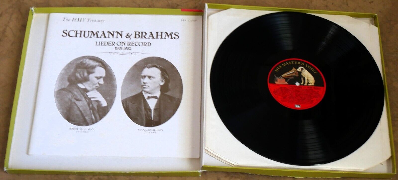 Estate: SCHUMANN & BRAHMS Lieder On Record 1901-1952 Box Set (8) Classical MINT