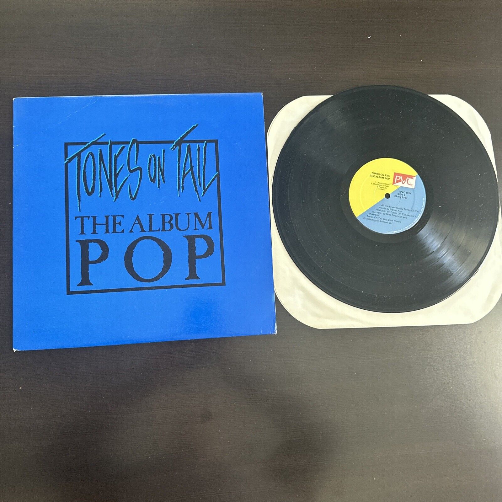 TONES ON TAIL THE ALBUM POP  PVC RECORDS ORIGINAL 1984 -MINT WAX
