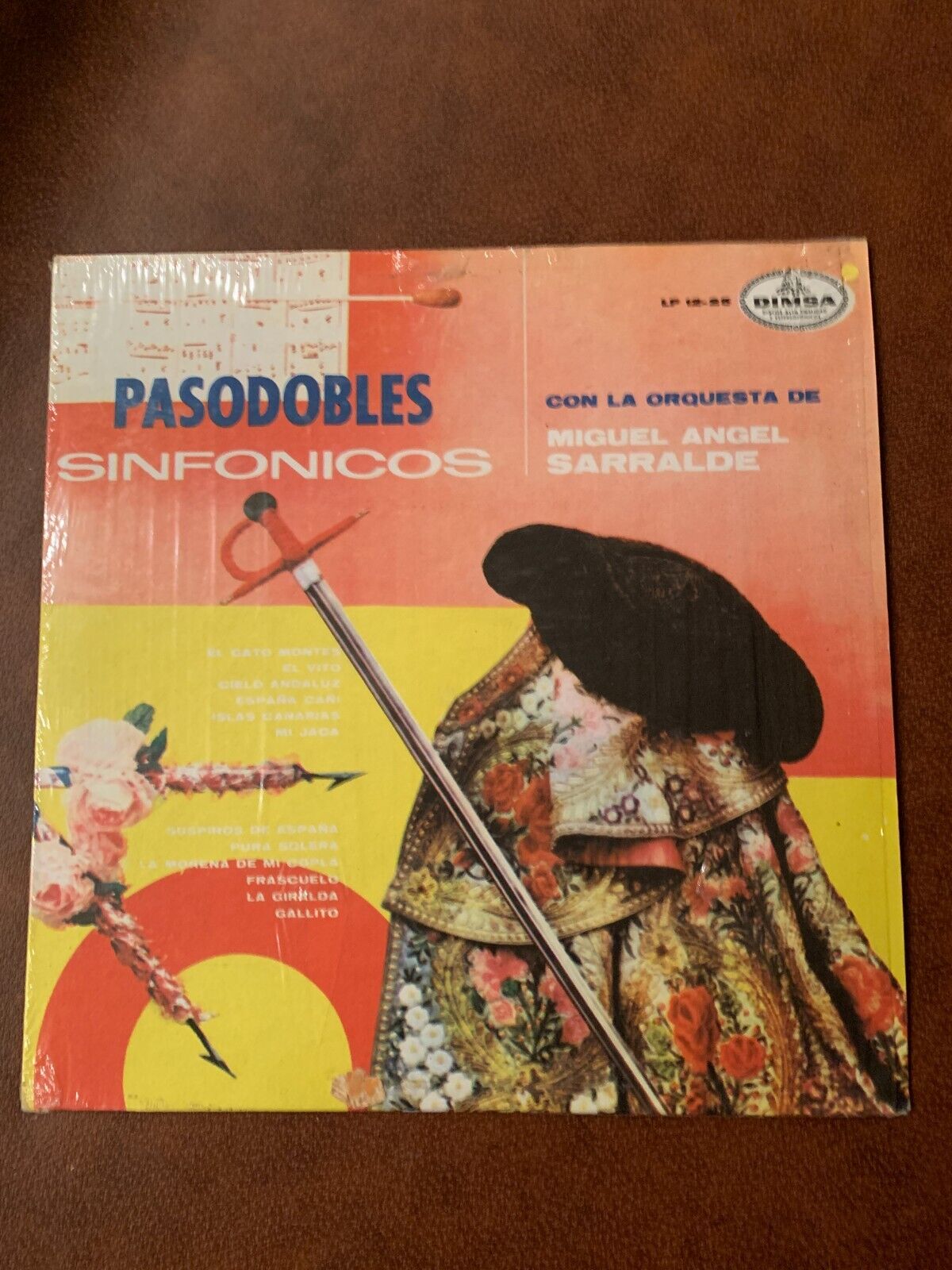 Orquesta Florida- Pasodobles Toreros 1968 LP-12-25 Vinyl 12\'\' Vintage