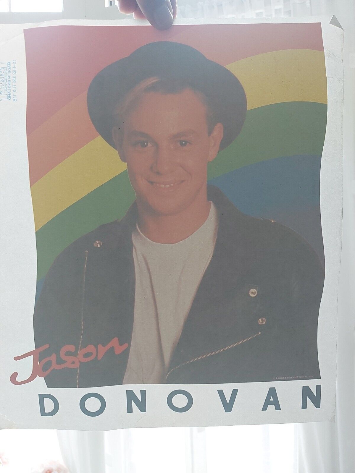 Jason Donovan  Vintage T-shirt transfer Genuine Original Rare  90s