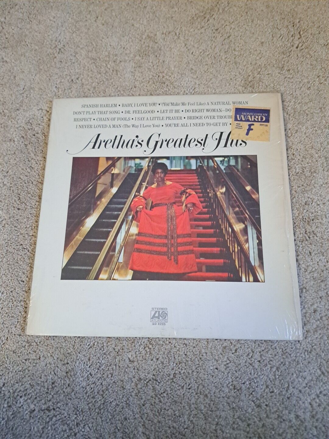 Vintage Aretha Franklin - Aretha\'s Greatest Hits - Vinyl LP, Atlantic