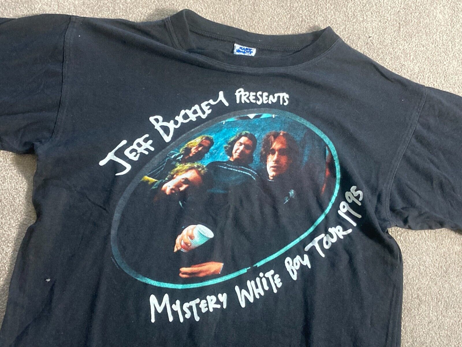 JEFF BUCKLEY.RARE VINTAGE ORIGINAL Australian Tour  L t-shirt 1995