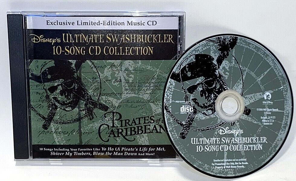 Disney\'s Ultimate Swashbuckler 10 song CD Collection Pirates of the Caribbean