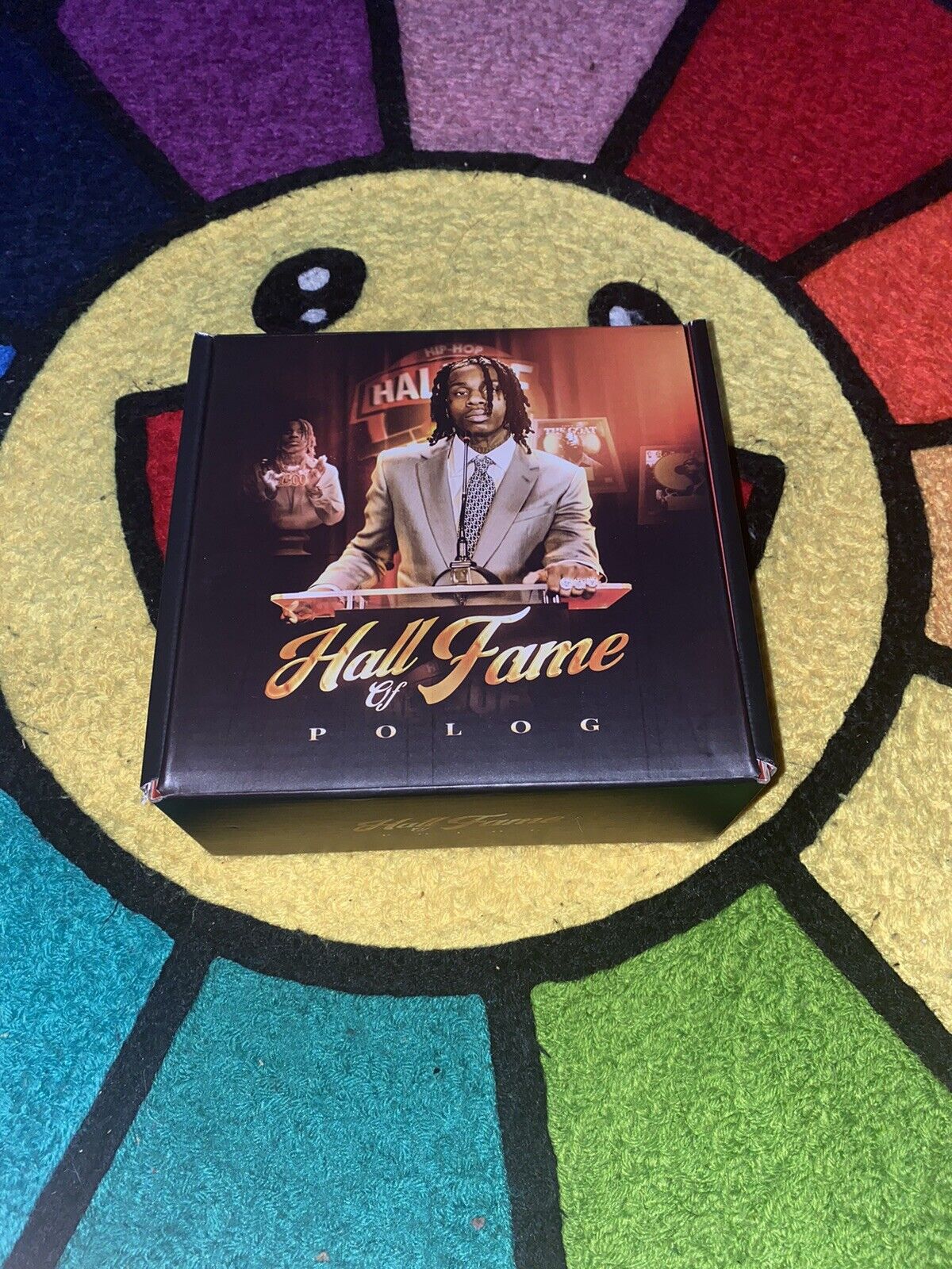 POLO G Hall of Fame Box Set AUTOGRAPHED CD + LARGE T-Shirt RARE, SEALED free shp