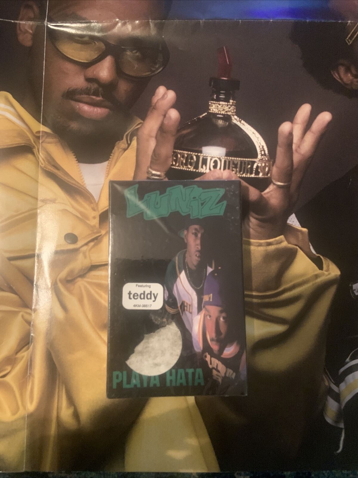 Vintage 90s LUNIZ SEALED Cassette and Poster Original 90s RAP Hip Hop Rare NEW