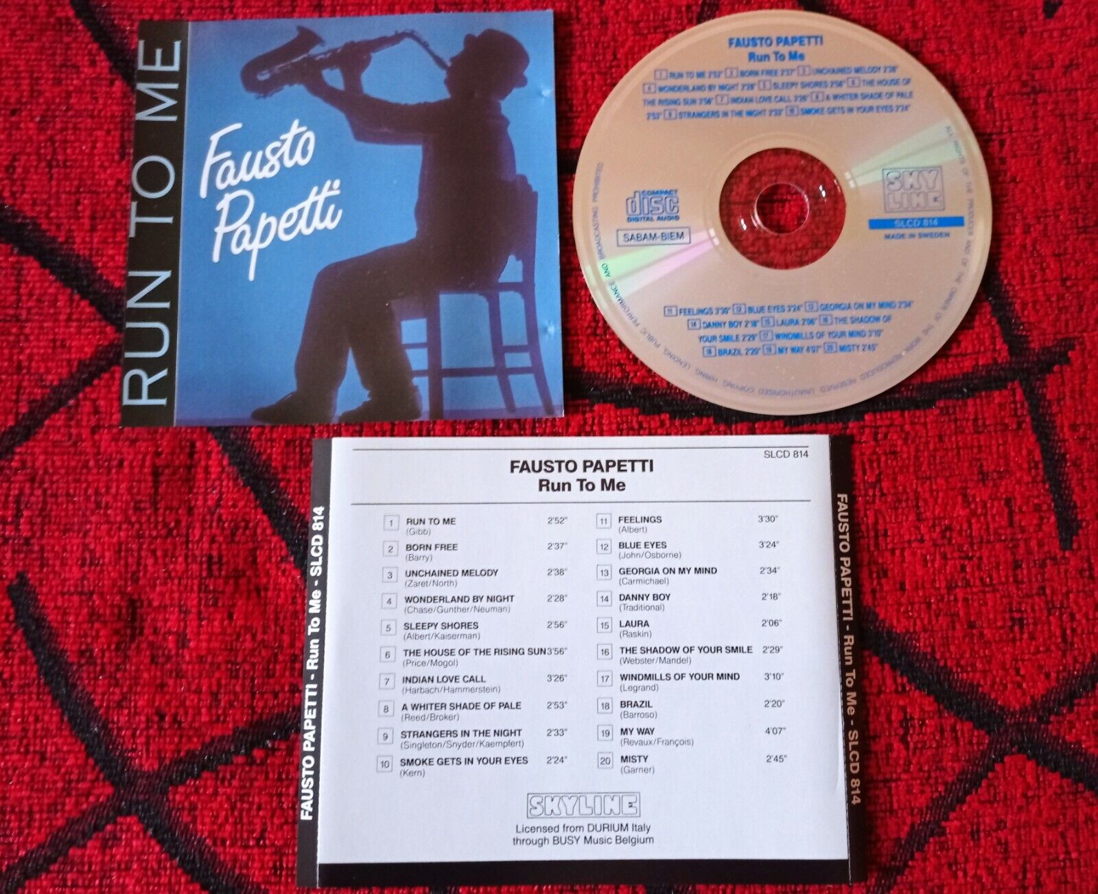 FAUSTO PAPETTI ** Run To Me ** ORIGINAL SWEDEN CD (1989)