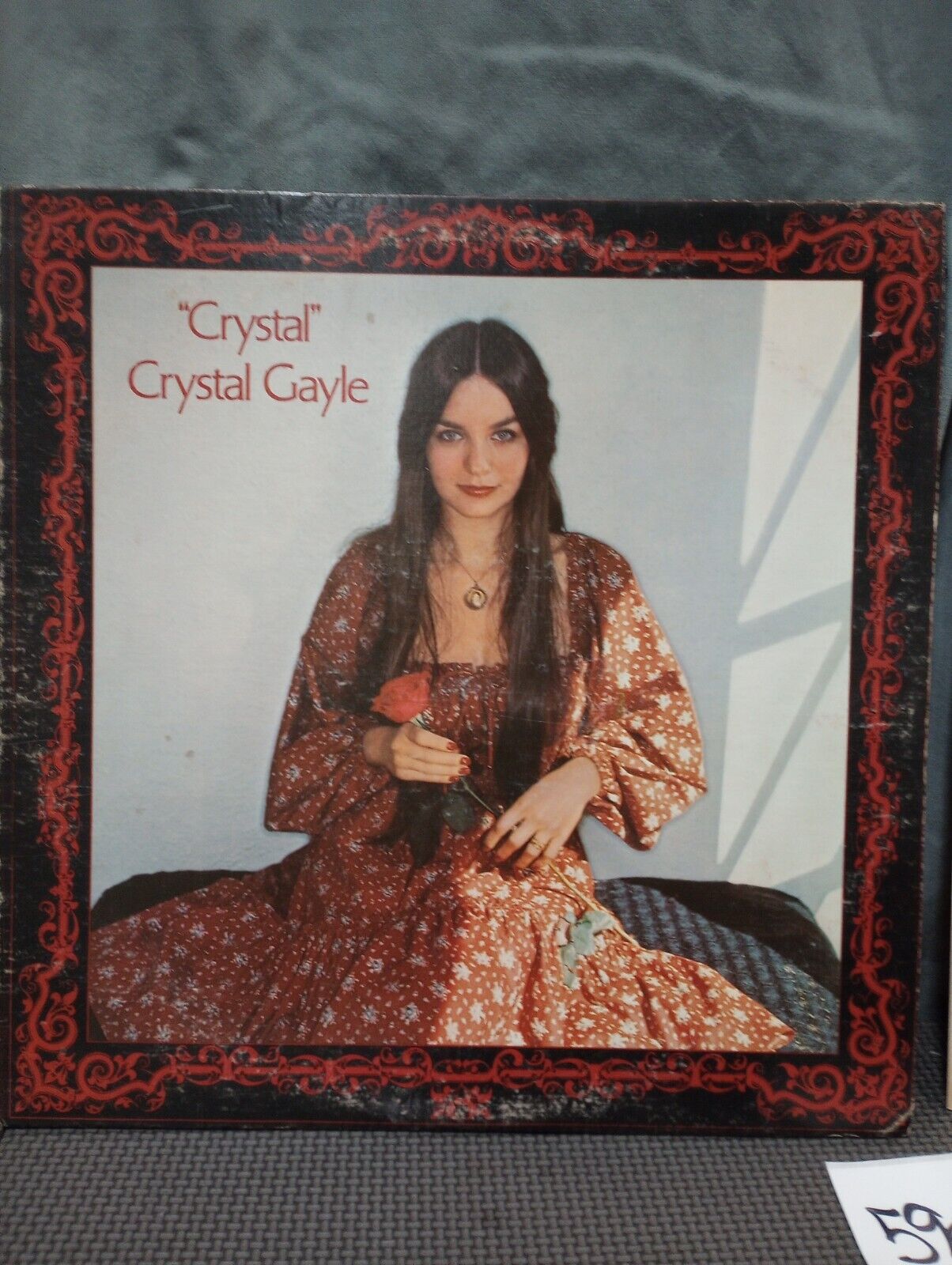Vintage 70s Crystal Gayle Crystal Vinyl Record Album LP 1976 Do It Over Again