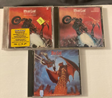 Meat Loaf--lot of 3 CDs BAT OUT OF HELL I & II-+REMASTERED picture
