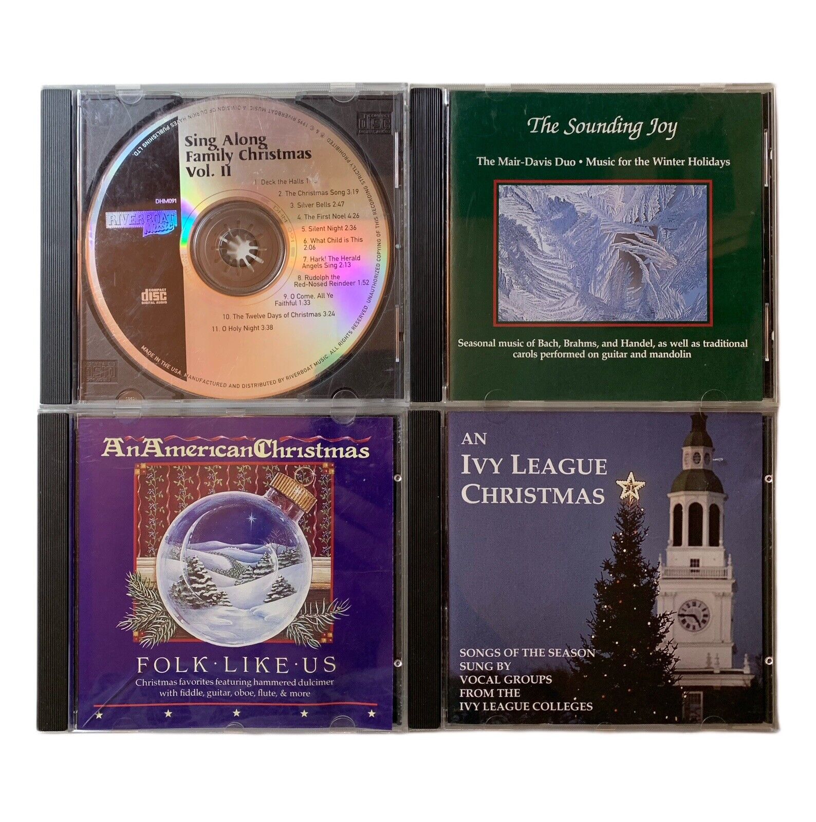Lot of 4 Holiday Christmas Music CD’s