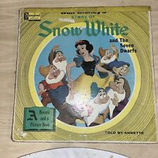 1957-Snow White & the Seven Dwarves-A Disneyland Record & PictureBook (no Vinyl) picture