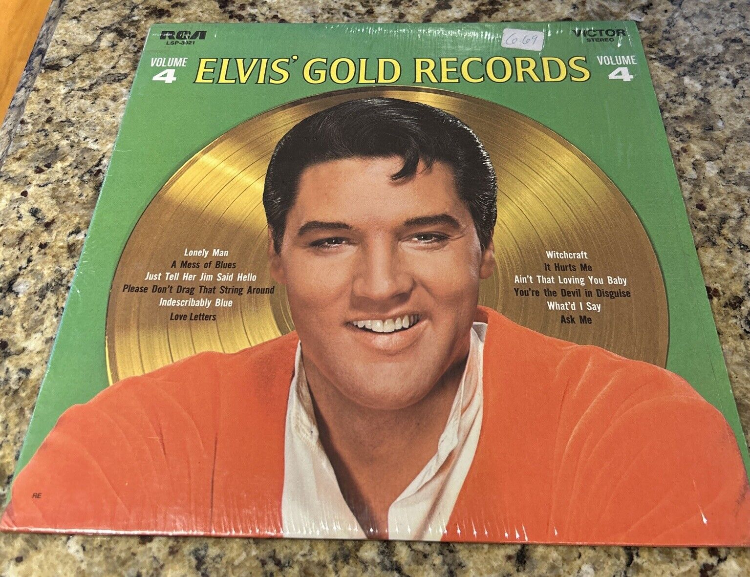 Vintage Elvis Presley Gold Records RCA LSP-3921