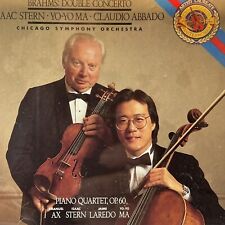 New CD Brahms: Double Concerto Piano Quartet No. 3, Opp. 60, 102 Yo Yo Ma Cello picture