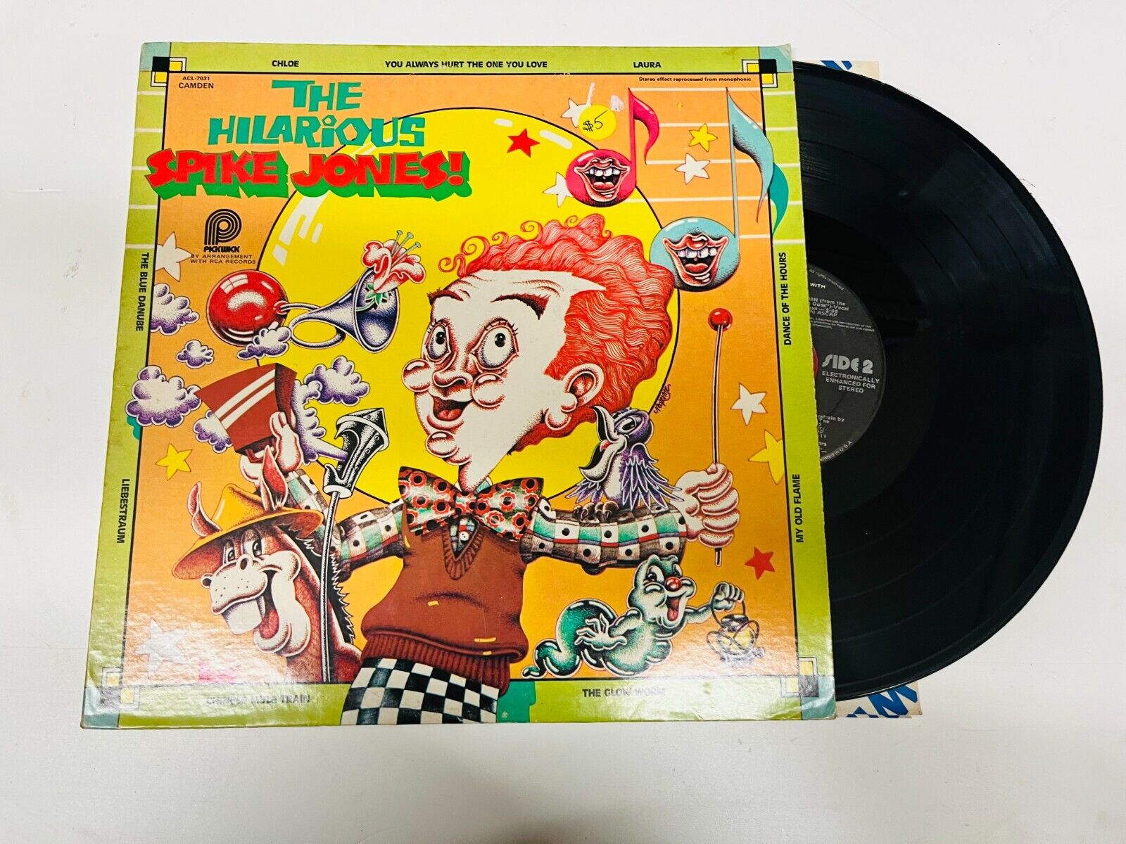 The Hilarious Spike Jones LP Record Vintage 1976 VG+ Pickwick