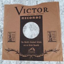 Antique Vtg 78 RPM Original Victor Record Paper Sleeve War Bonds Worlds Greatest picture