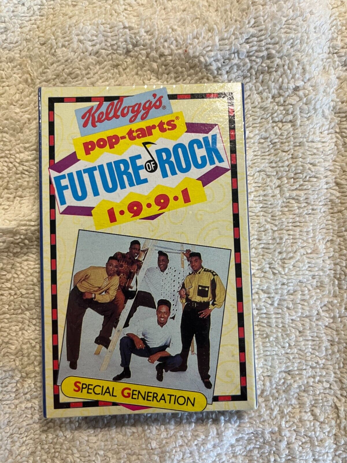 1991 KELLOGG\'S Pop-Tarts Future Of Rock Cassette SEALED-Special Generation