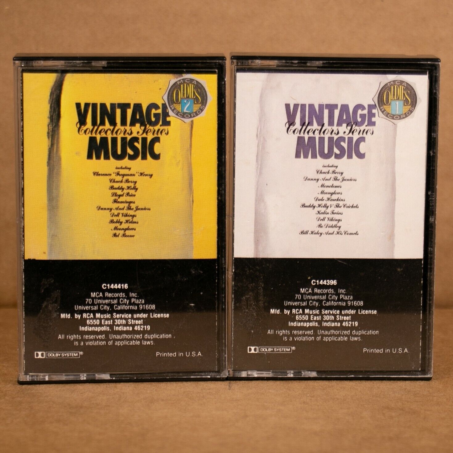 Vintage Music Collectors Series Audio Cassette Tape Classic 50s 60s Music