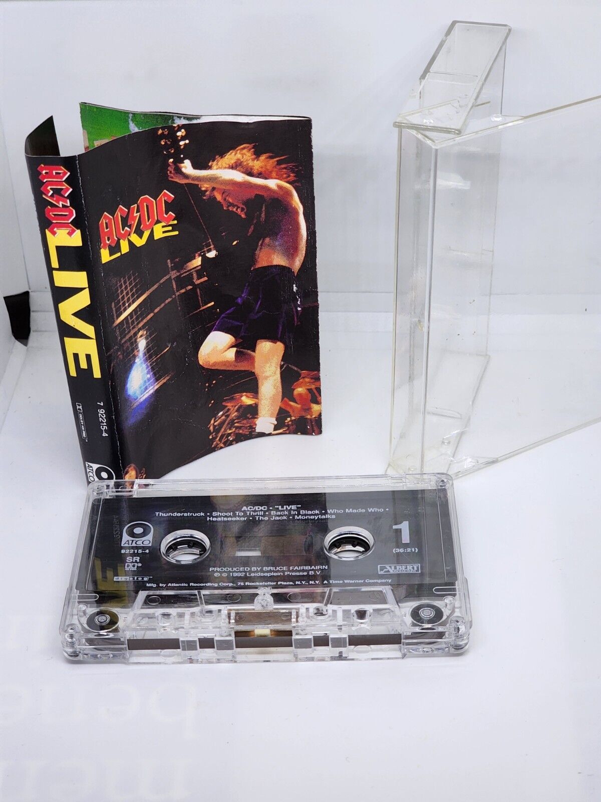 Vintage AC/DC LIVE Cassette Tape 1992  Hard Rock