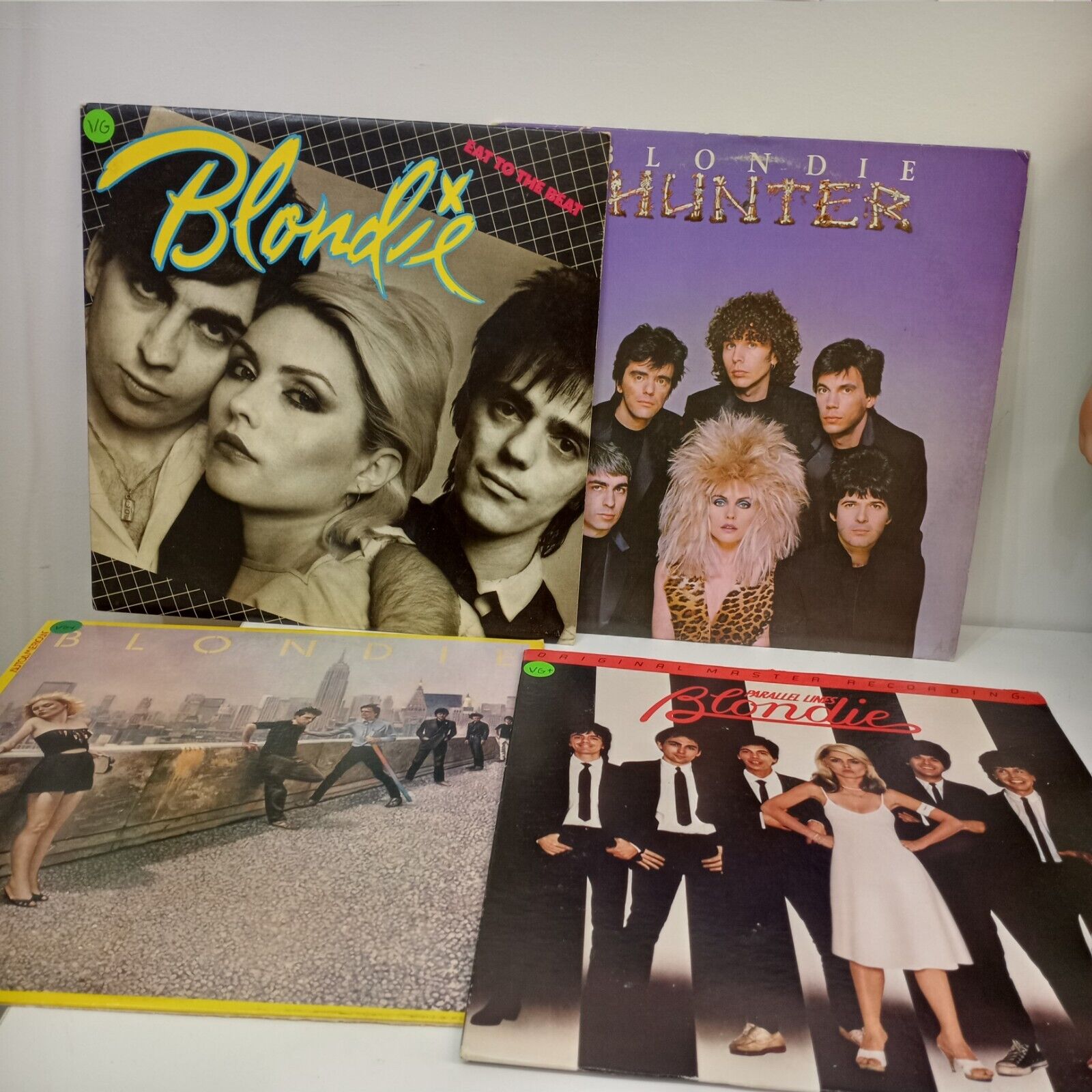 4 Vintage Blondie Vinyl Records. Great Gift