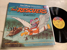 Walt Disney The Rescuers OST LP Disneyland + Book Stereo VG+ picture