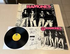 The Ramones Rocket To Russia PROMO LP & RARE 23x23 POSTER VG/VG/GD *READ* picture