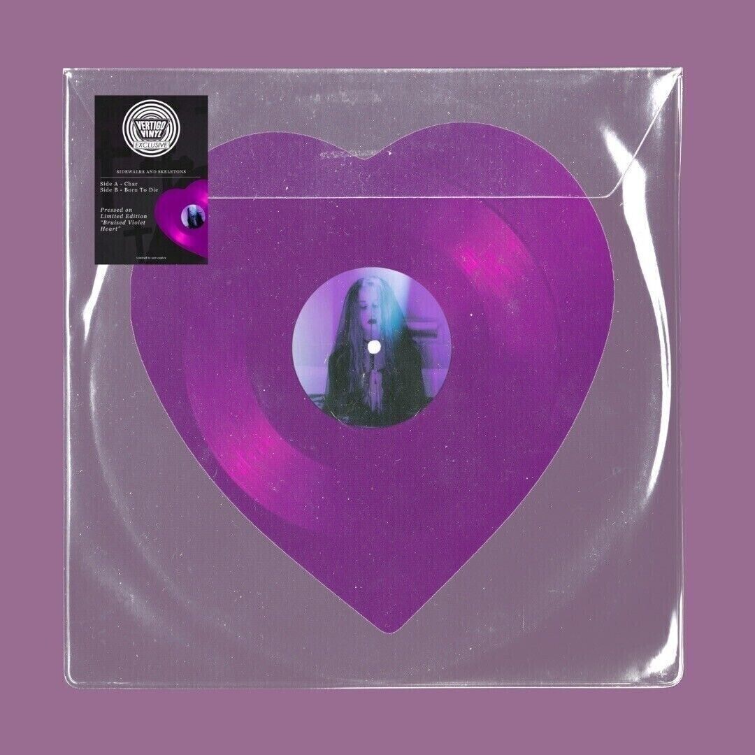 Born To Die-Sidewalks & Skeletons & CASHFORGOLD Heart Shaped Vinyl /400 IN HAND