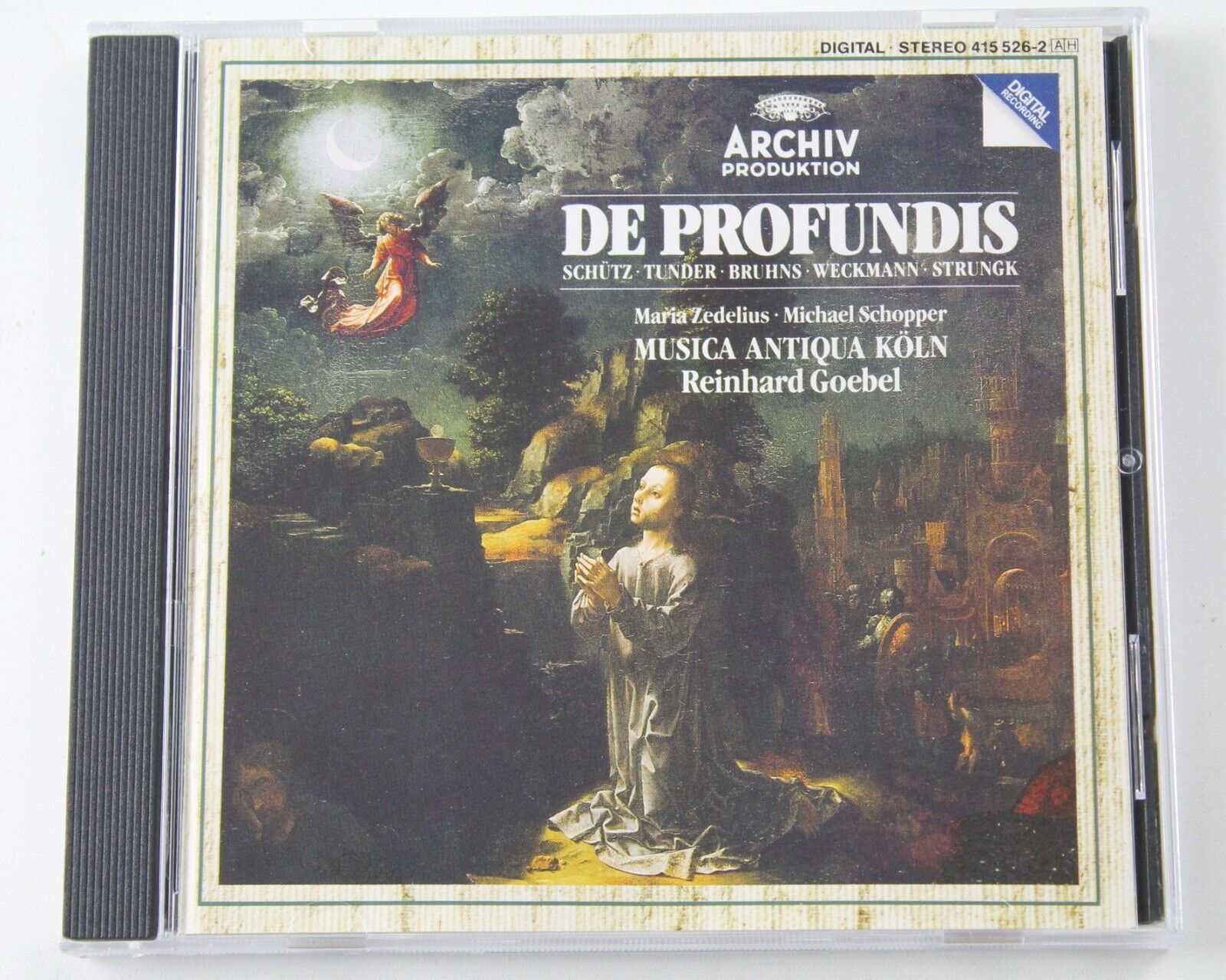 REINHARD GOEBEL - De Profundis - Maria Zedelius Michael Schopper W. GERMANY CD