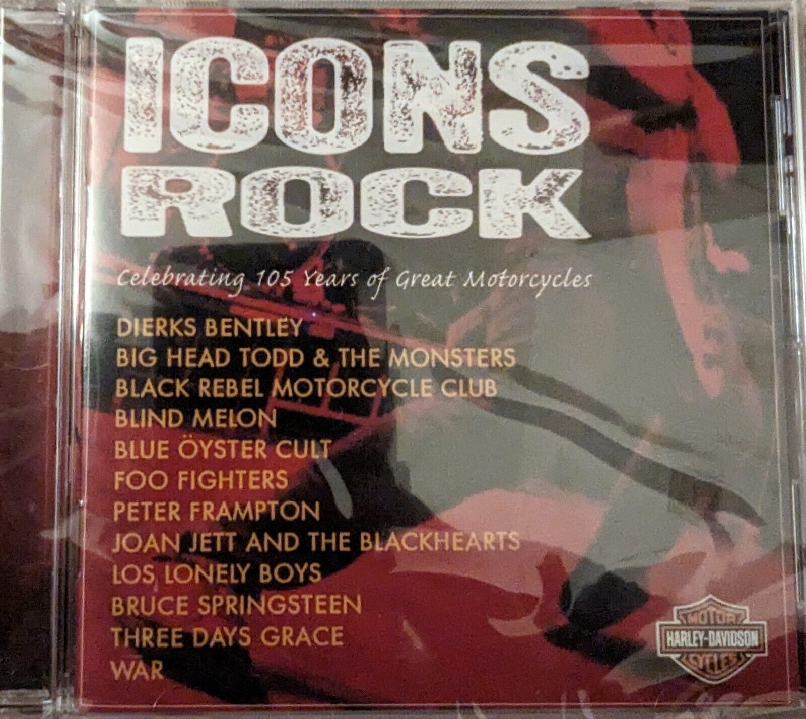 Harley Davidson Icons Of Rock 105 Years Celebration- 4 CDs