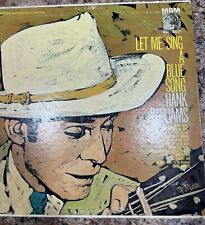 Vintage Hank Williams Let Me Sing A Blue Song Album picture