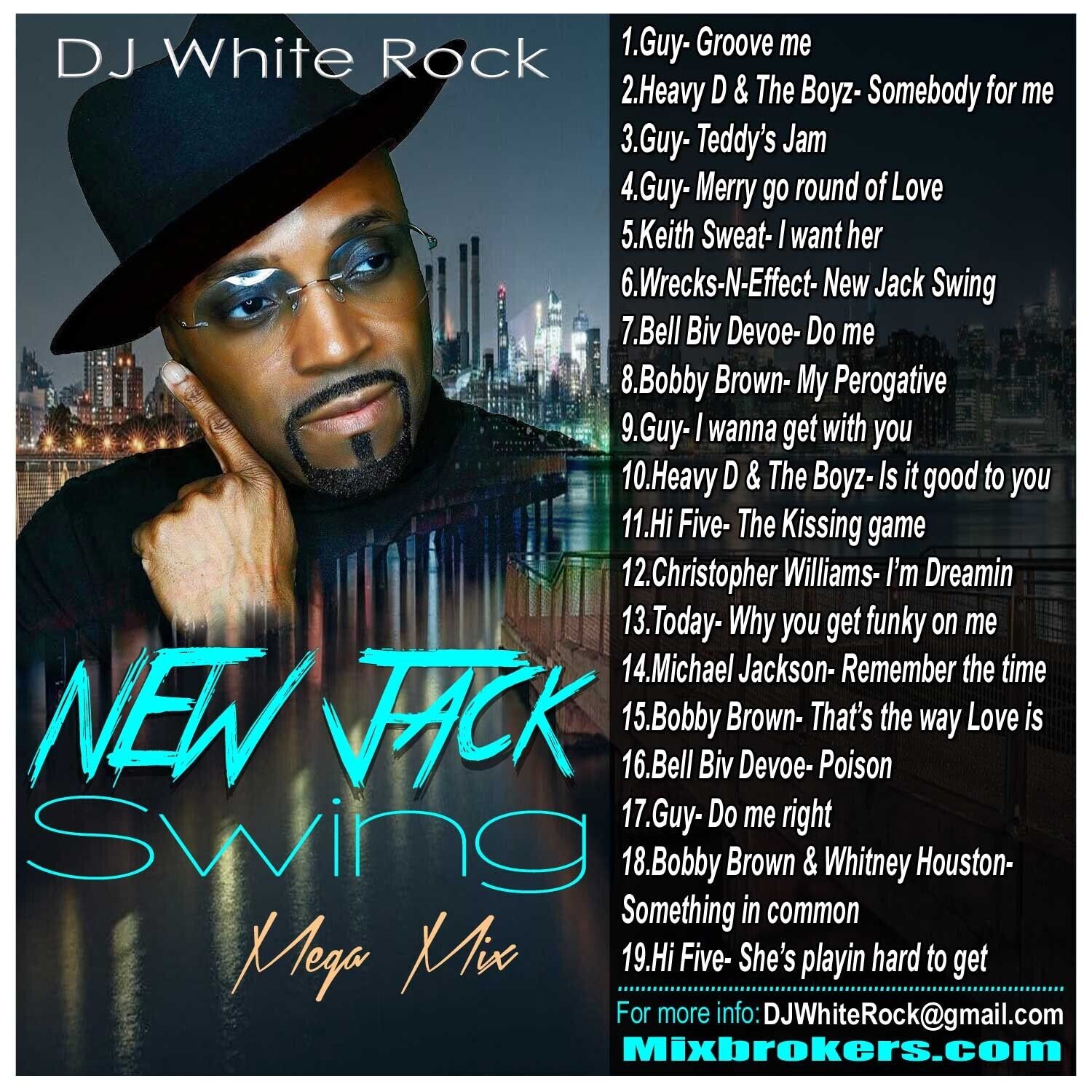 DJ White Rock New Jack Swing Mega Mix Pt.1