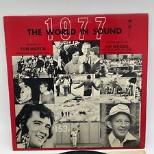 The Associated Press Presents 1977 The World in Sound Vinyl LP Elvis AP 1977 picture
