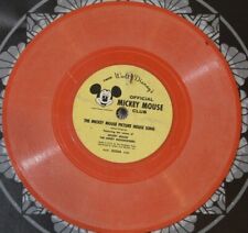 Walt Disney Official Mickey Mouse Club Picture House Song D225 7  record picture